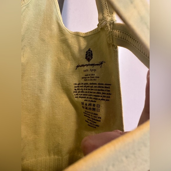 NWOT RARE SOLD OUT COLOR Free People Movement Good Karma Onesie-Pineapple Punch - Picture 12 of 15